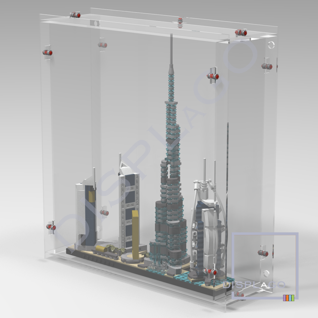 21028 New York City Wall Mounted Display Case