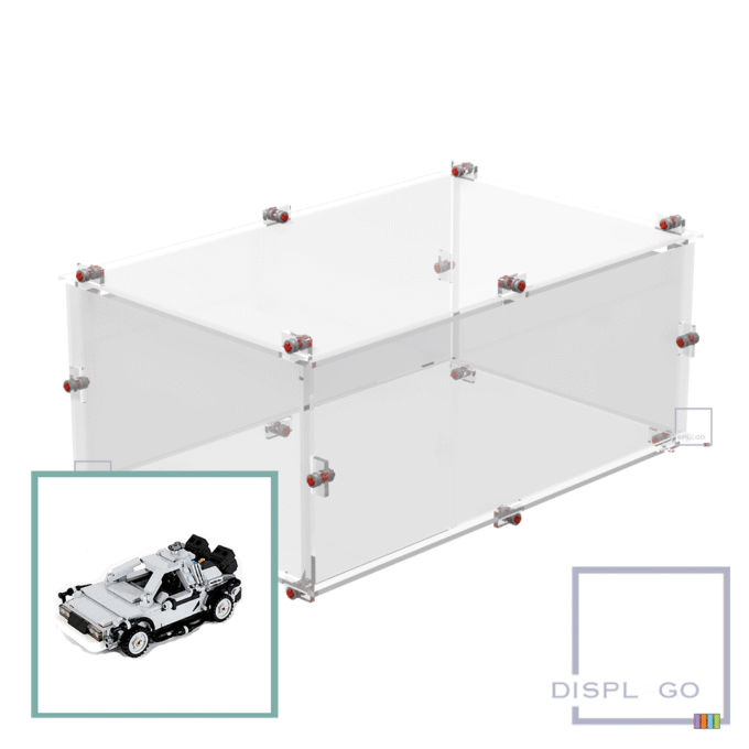 Display Case for LEGO® #21103 The DeLorean Time Machine