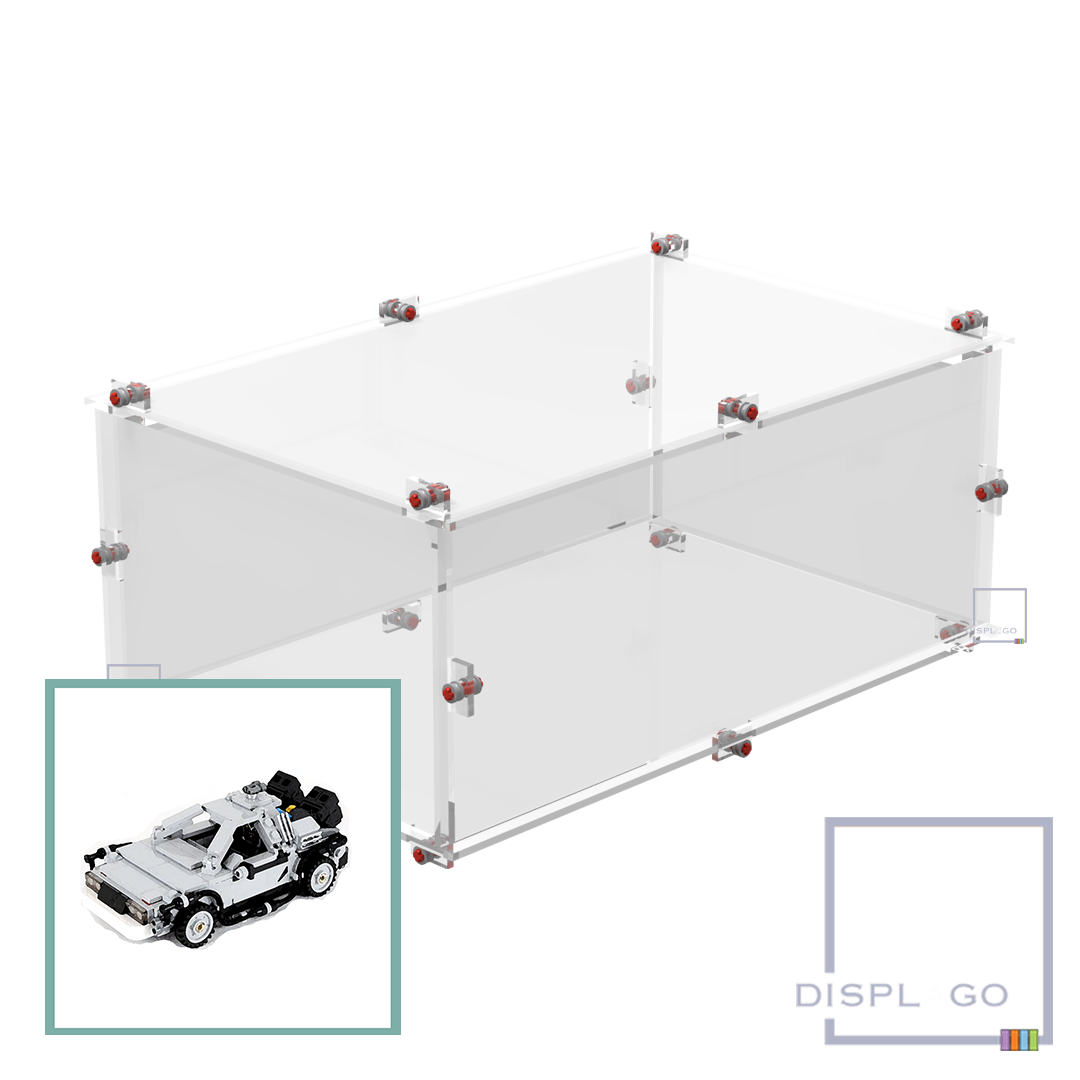 Display Case for LEGO® #21103 The DeLorean Time Machine