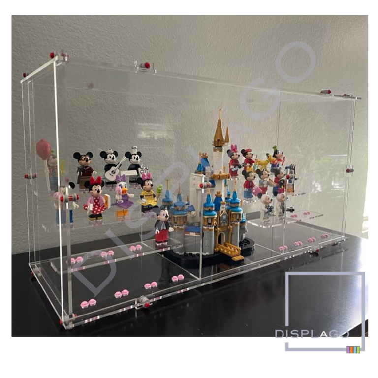 lego disney minifigures display case