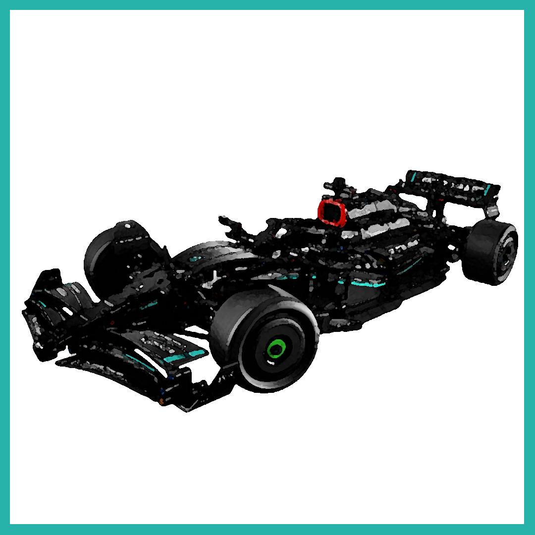 Display Case for LEGO® TECHNIC® 42171 Mercedes-AMG™ F1 W14 E Performance™