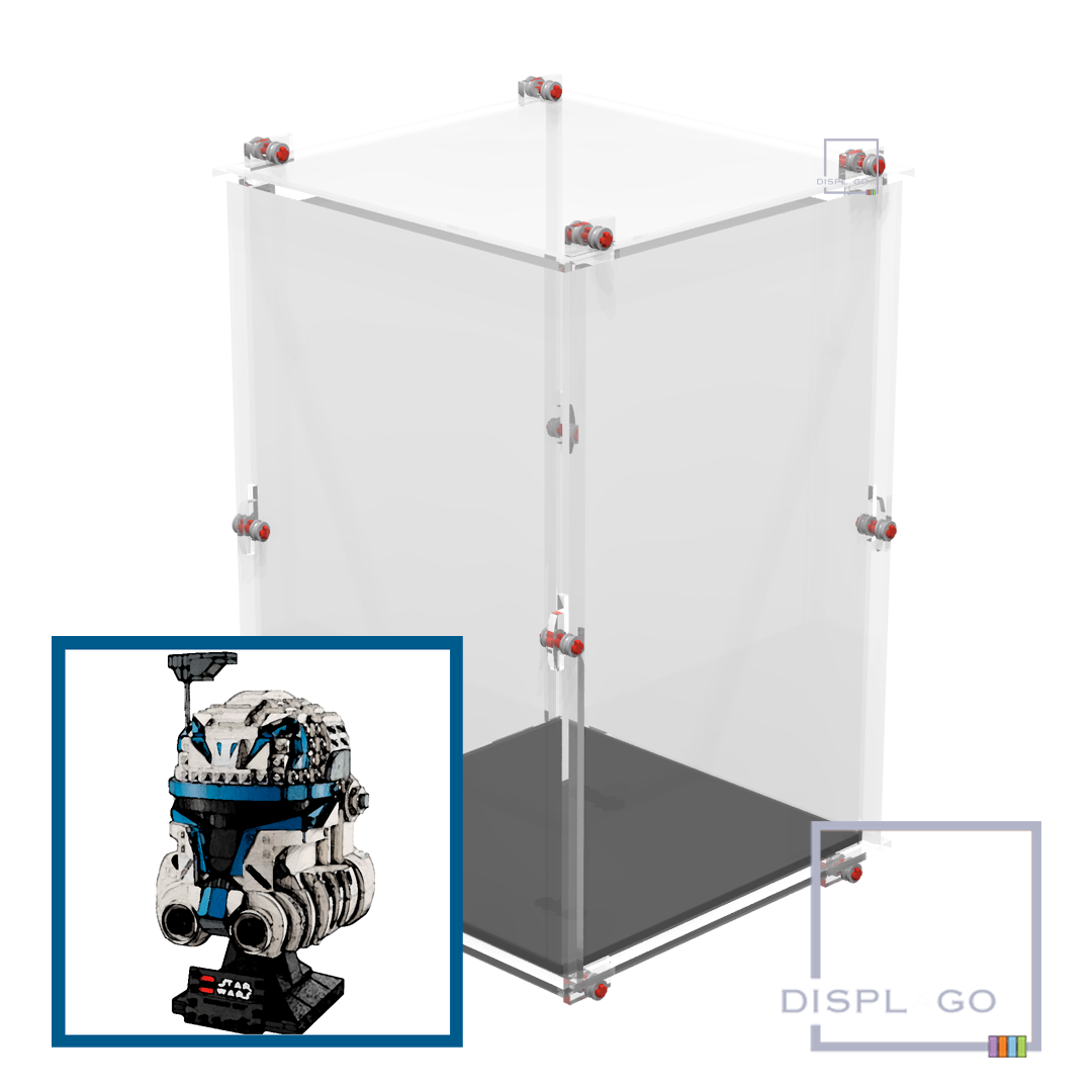 Display Case for LEGO® STAR WARS® 75349 Capitan Rex Helmet