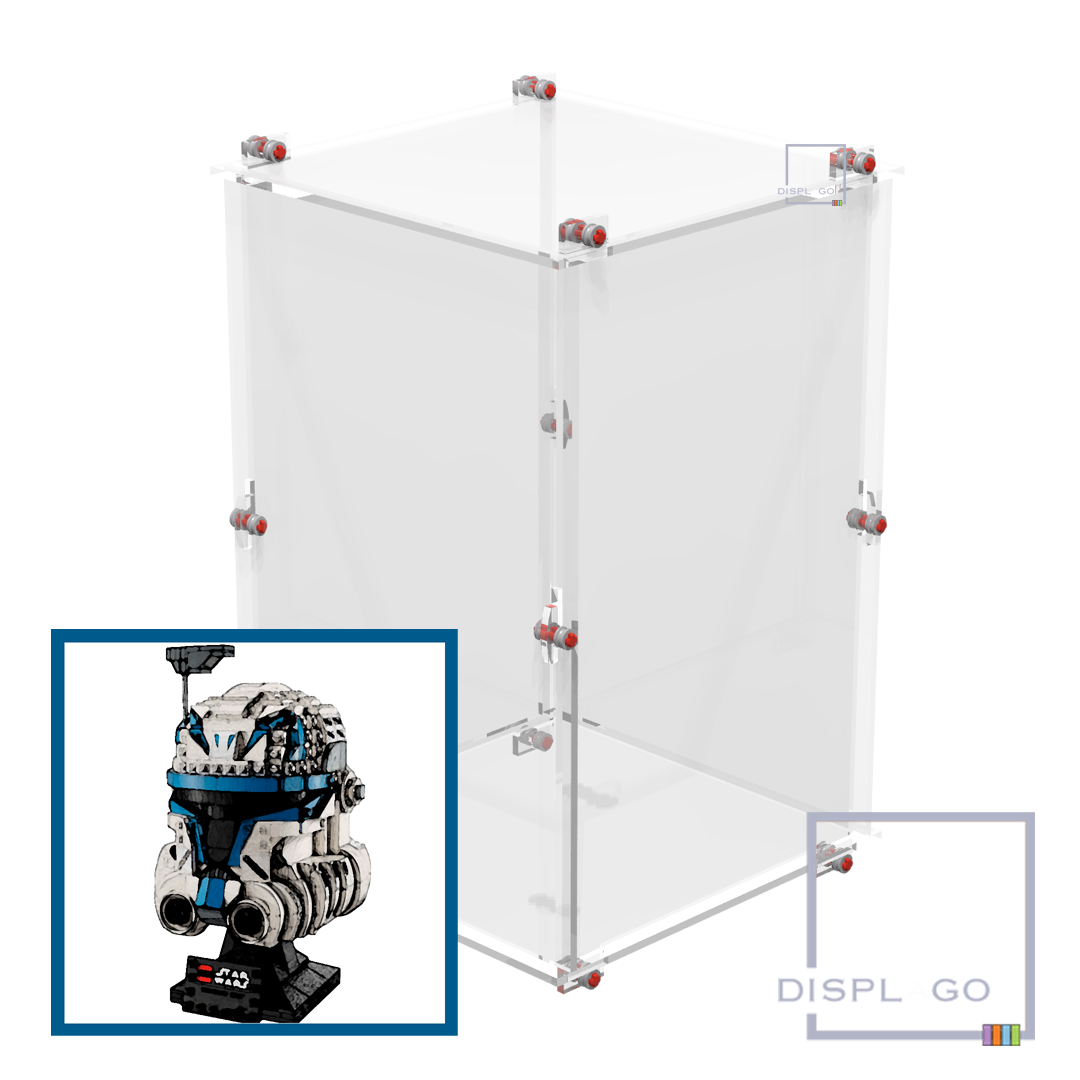 Display Case for LEGO® STAR WARS® 75349 Capitan Rex Helmet