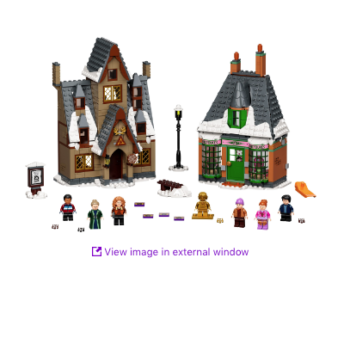Display Case for 76388 Hogsmeade Village Visit