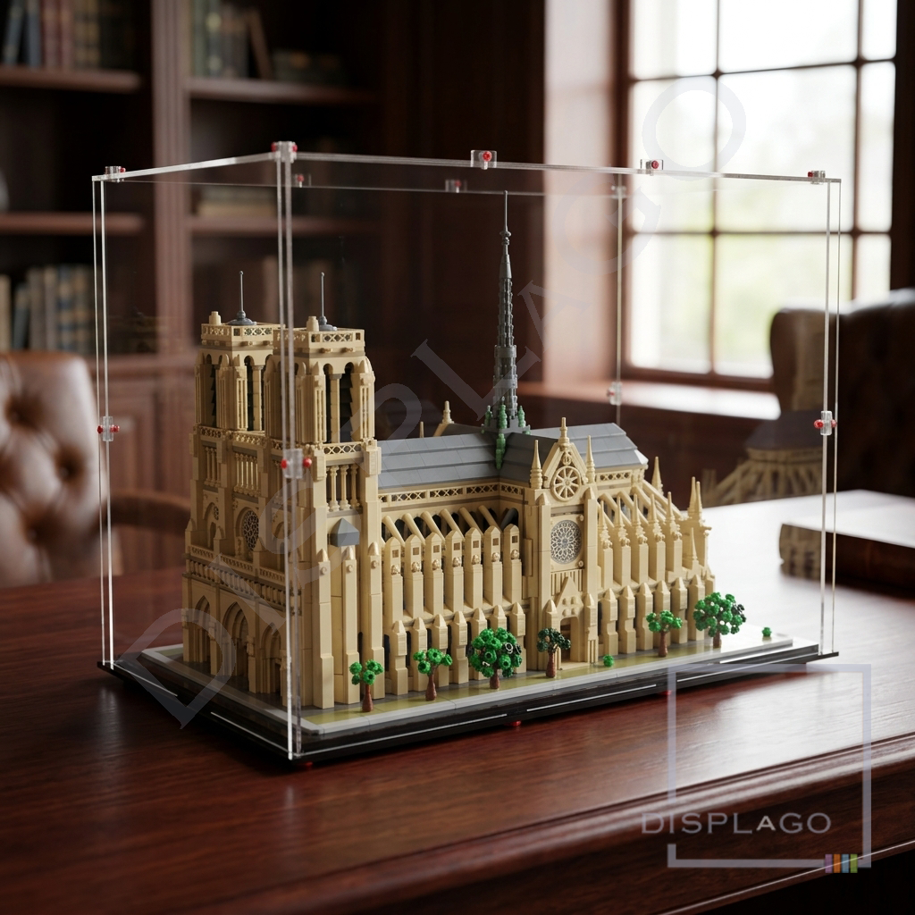 Display Case for LEGO® ARCHITECTURE® 21061 Notre-Dame de Paris