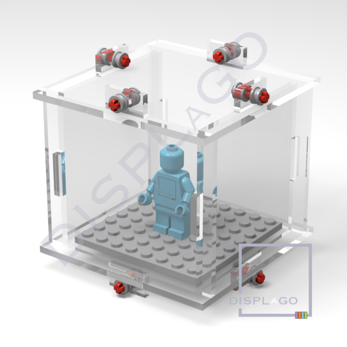 Display Case for 1 (ONE) Lego® Minifigure. Stackable