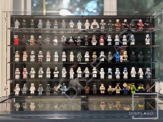 100 minifigures display case