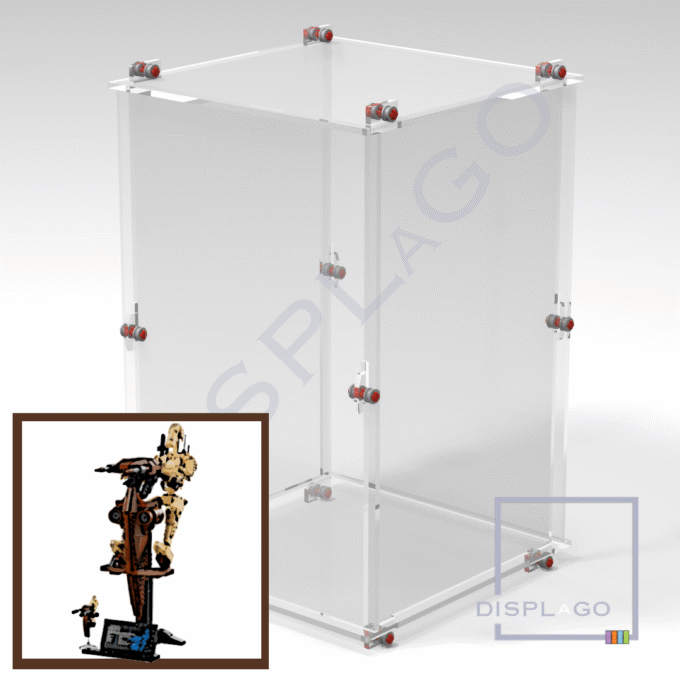 Display Case for LEGO® 75428 Battle Droid with STAP