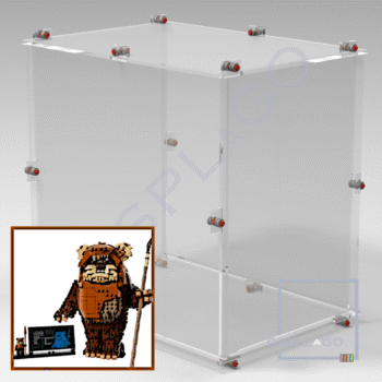Display Case for LEGO® 75430 Wicket the Ewok