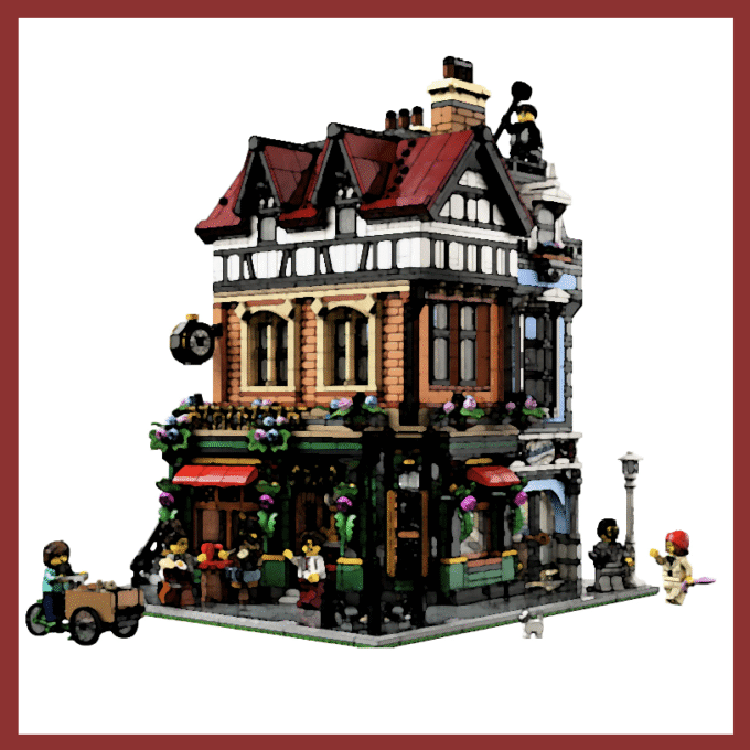 Display Case for LEGO® 10350 Tudor Corner
