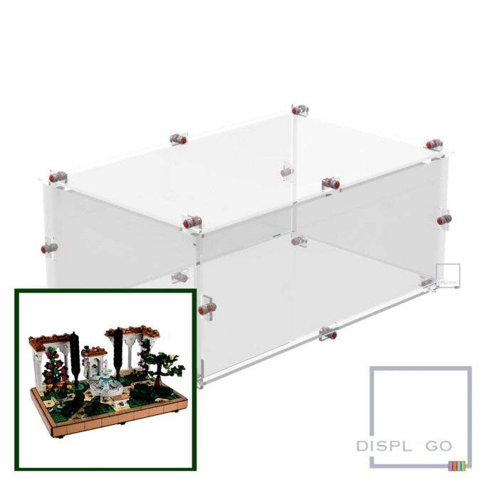 Display Case for LEGO® 10359 Fountain Garden