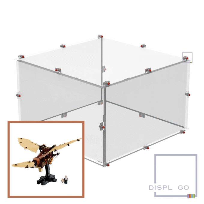 Leonardo da Vinci's Flying Machine Display Case for LEGO 10363