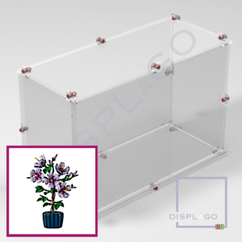 Display Case for LEGO® 10372 Hibiscus