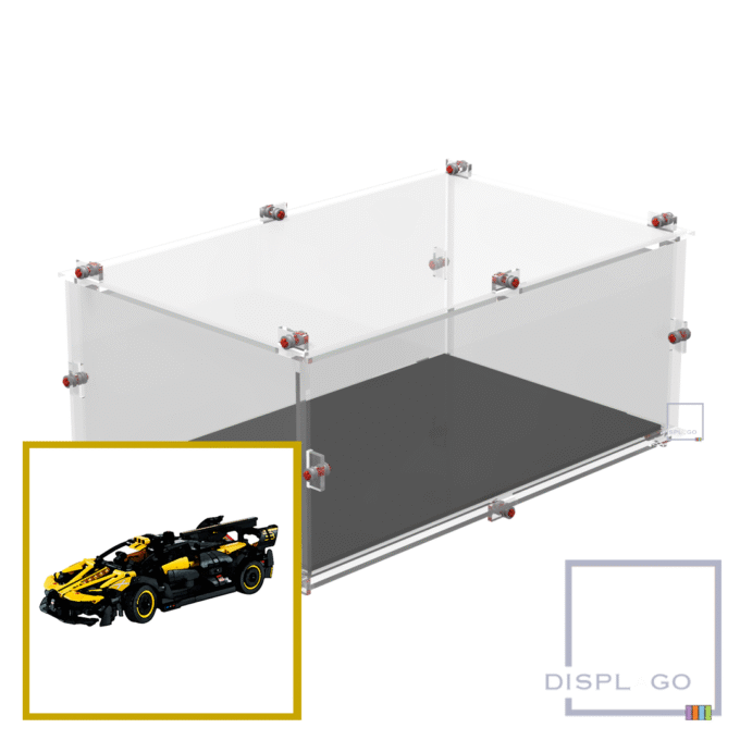 Display Case for LEGO® 42151 Bugatti Bolide