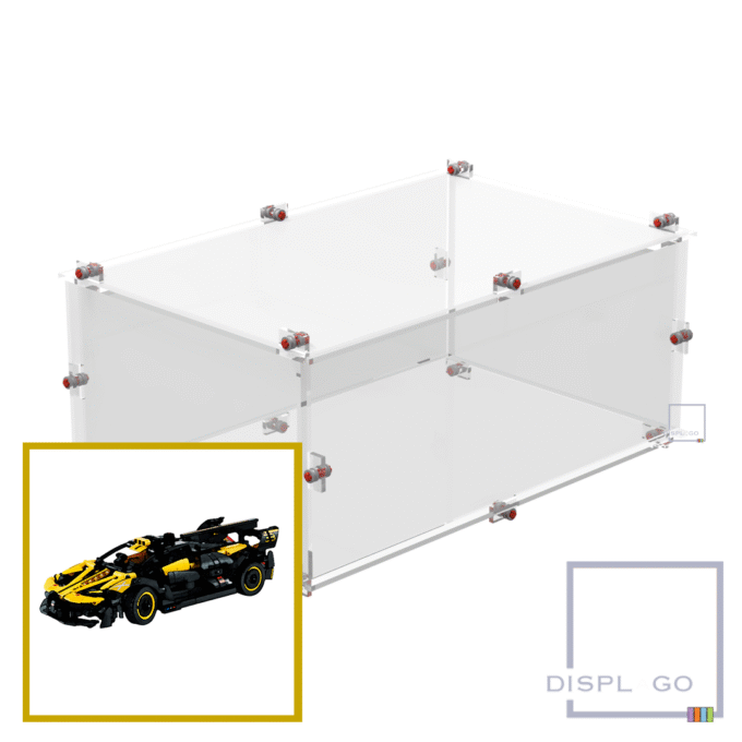 Display Case for LEGO® 42151 Bugatti Bolide