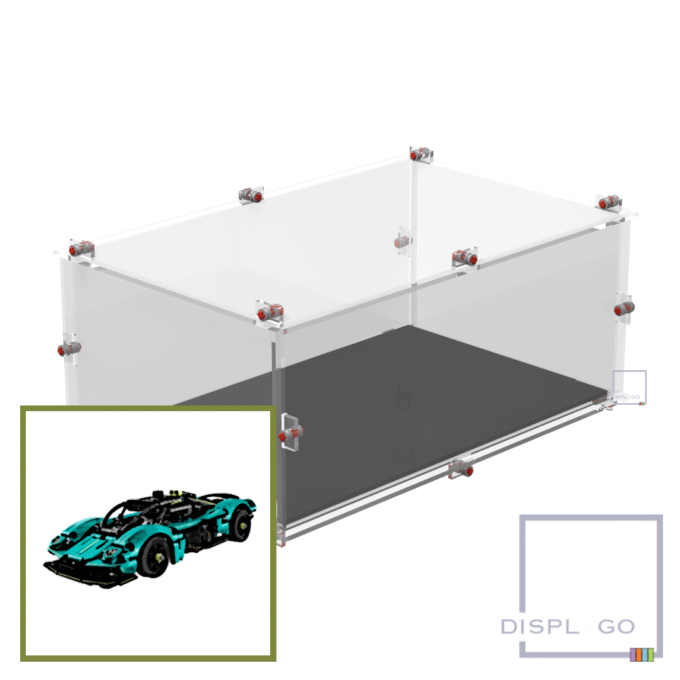 Aston Martin Valkyrie Display Case for LEGO 42208