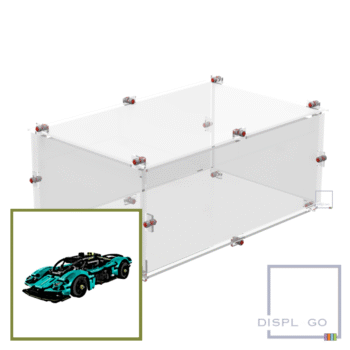 Aston Martin Valkyrie Display Case for LEGO 42208