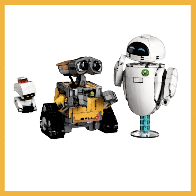 Display Case for LEGO® 43279 Disney WALL-E and EVE