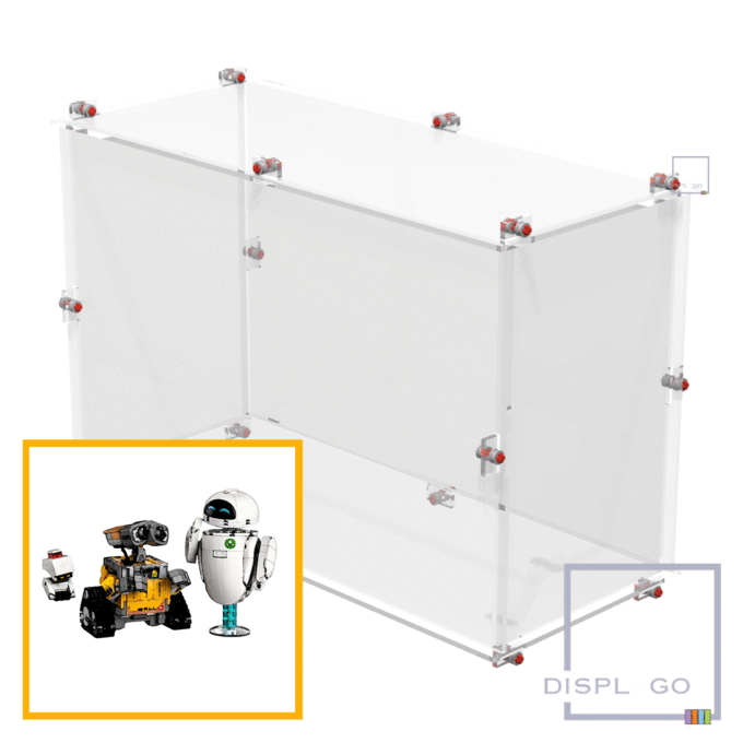 Display Case for LEGO® 43279 Disney WALL-E and EVE