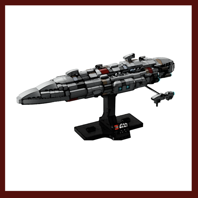 Display Case for LEGO® 75405 Home One Starcruiser