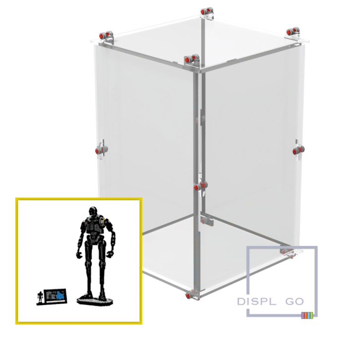 Display Case for LEGO® 75434 K-2SO Security Droid