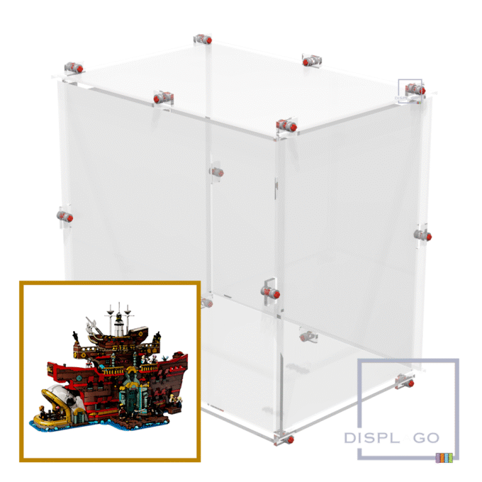 Display Case for LEGO® 75640 One Piece "The Baratie" Floating Restaurant