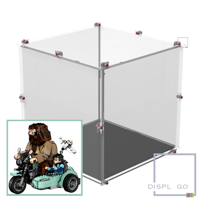 Display Case for LEGO® 76443 Hagrid & Harry's Motorcycle Ride