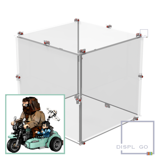 Display Case for LEGO® 76443 Hagrid & Harry's Motorcycle Ride