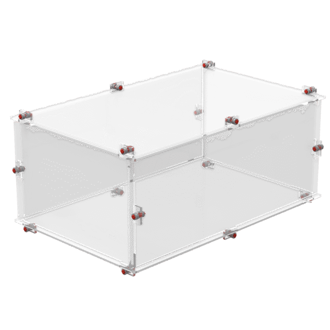 Display Case for LEGO® 77256 Time Machine™ from Back to the Future™
