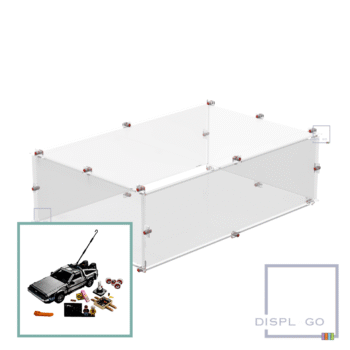 Display Case for LEGO® 10300 Back to the Future™ Time Machine™ (without hook)