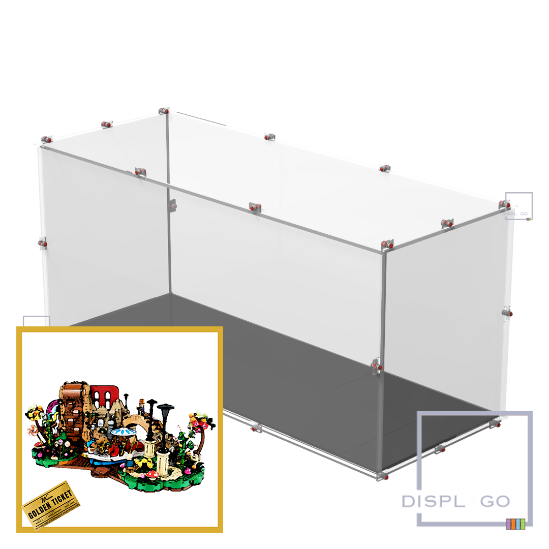 Display Case for LEGO® 21360 Willy Wonka & the Chocolate Factory
