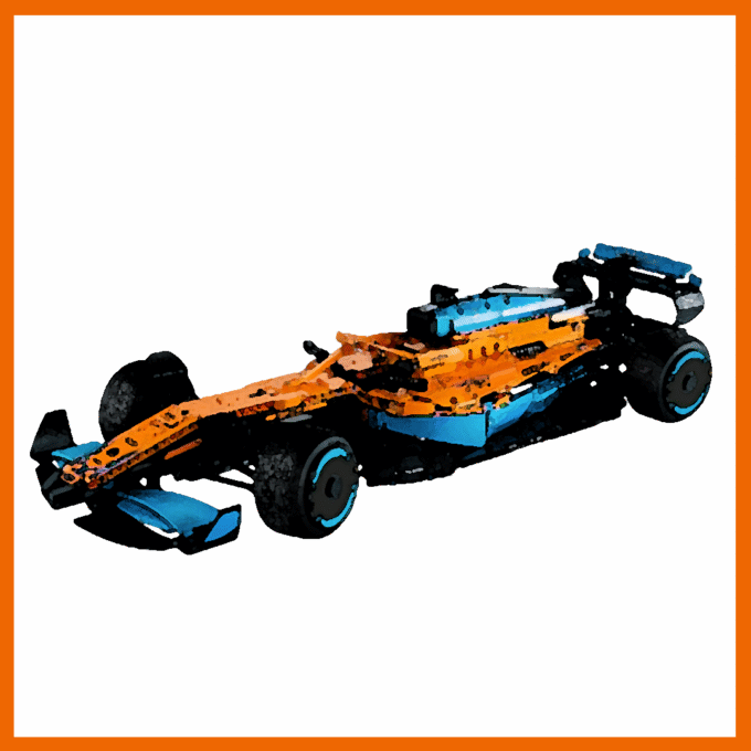 Display Case for LEGO® 42141 McLaren™ Formula 1™ Race Car