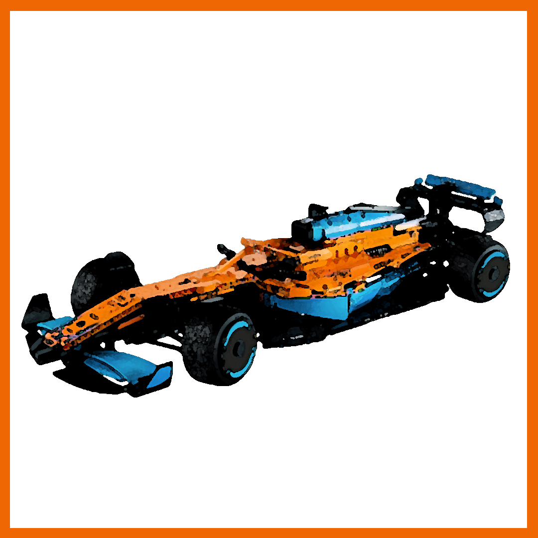 Display Case for LEGO® 42141 McLaren™ Formula 1™ Race Car