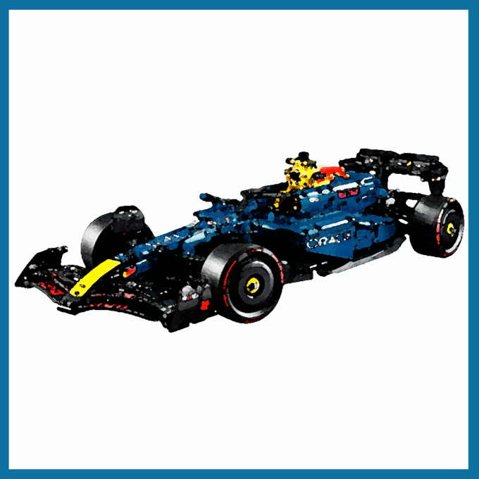 Display Case for LEGO® 42206 Oracle Red Bull Racing RB20 F1 Car