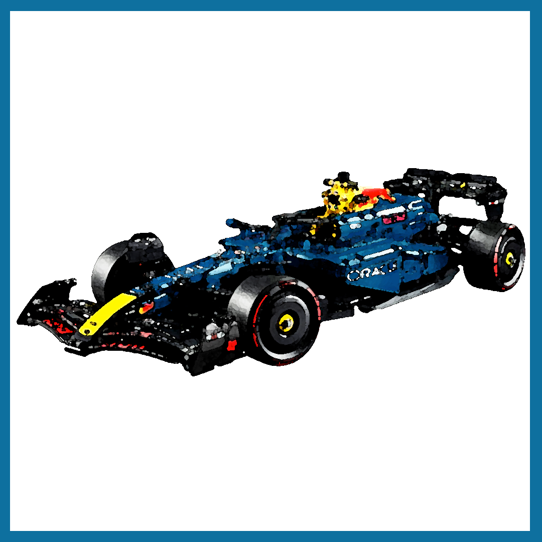 Display Case for LEGO® 42206 Oracle Red Bull Racing RB20 F1 Car