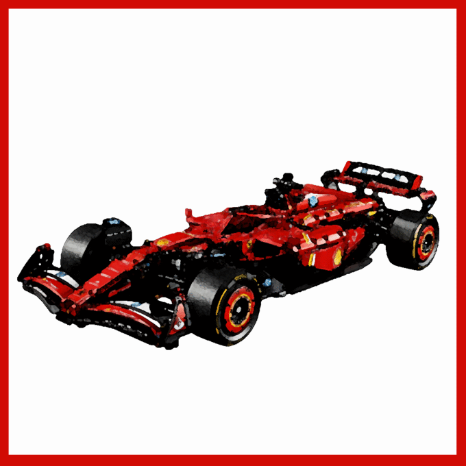 Display Case for LEGO® 42207 Ferrari SF-24 F1™ Car