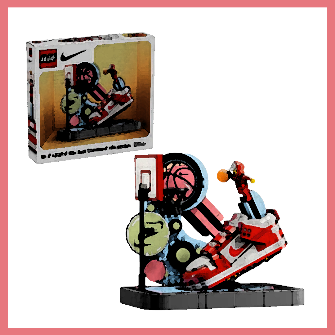Display Case for LEGO® 43021 Nike™  Dunk Trickshot