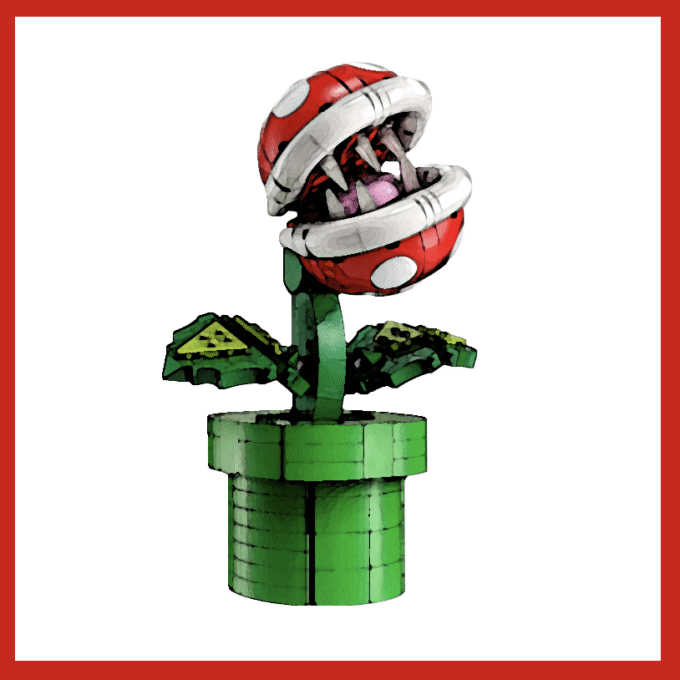 Display Case for LEGO® 71426 Super Mario™  Piranha Plant