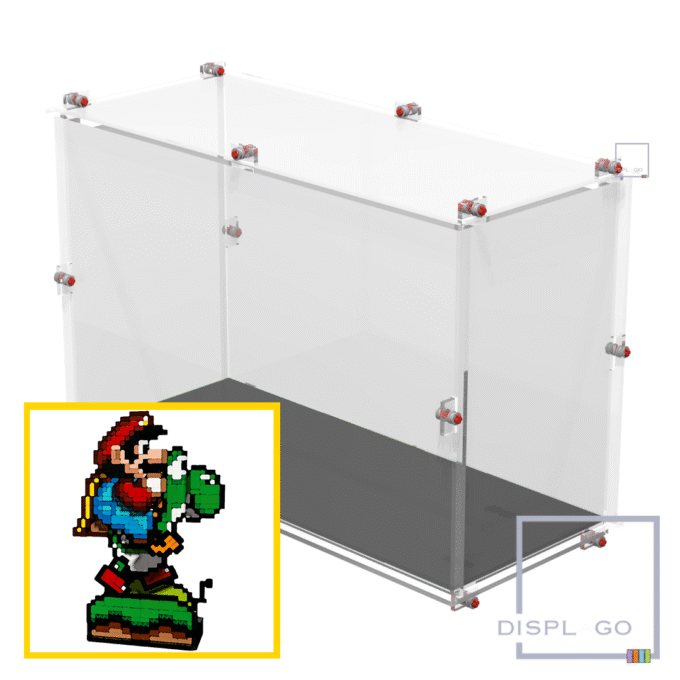 Display Case for LEGO® 71438 Super Mario World™: Mario & Yoshi