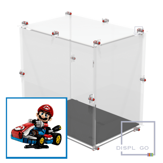 Display Case for LEGO® 72037 Mario Kart™ – Mario & Standard Kart