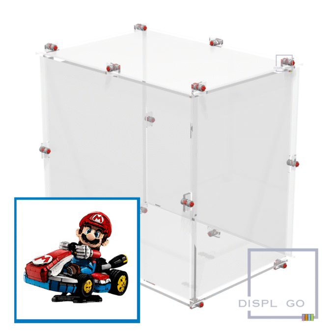 Display Case for LEGO® 72037 Mario Kart™ – Mario & Standard Kart