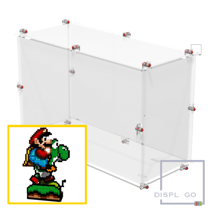 Display Case for LEGO® 71438 Super Mario World™: Mario & Yoshi