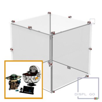 Display Case for LEGO® 75403 Grogu with Hover Pram