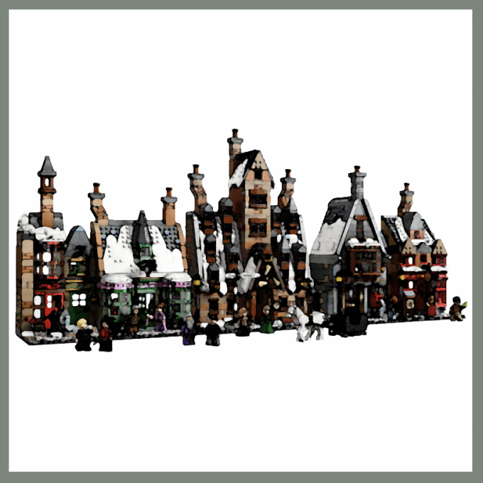 Display Case for LEGO® 76457 Harry Potter™ Hogsmeade™ Village – Collectors' Edition Display