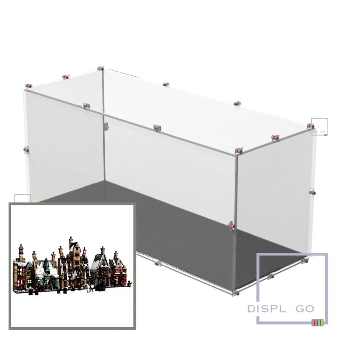 Display Case for LEGO® 76457 Harry Potter™ Hogsmeade™ Village – Collectors' Edition Display