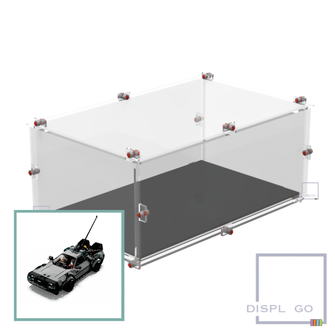Display Case for LEGO® 77256 Time Machine™ from Back to the Future