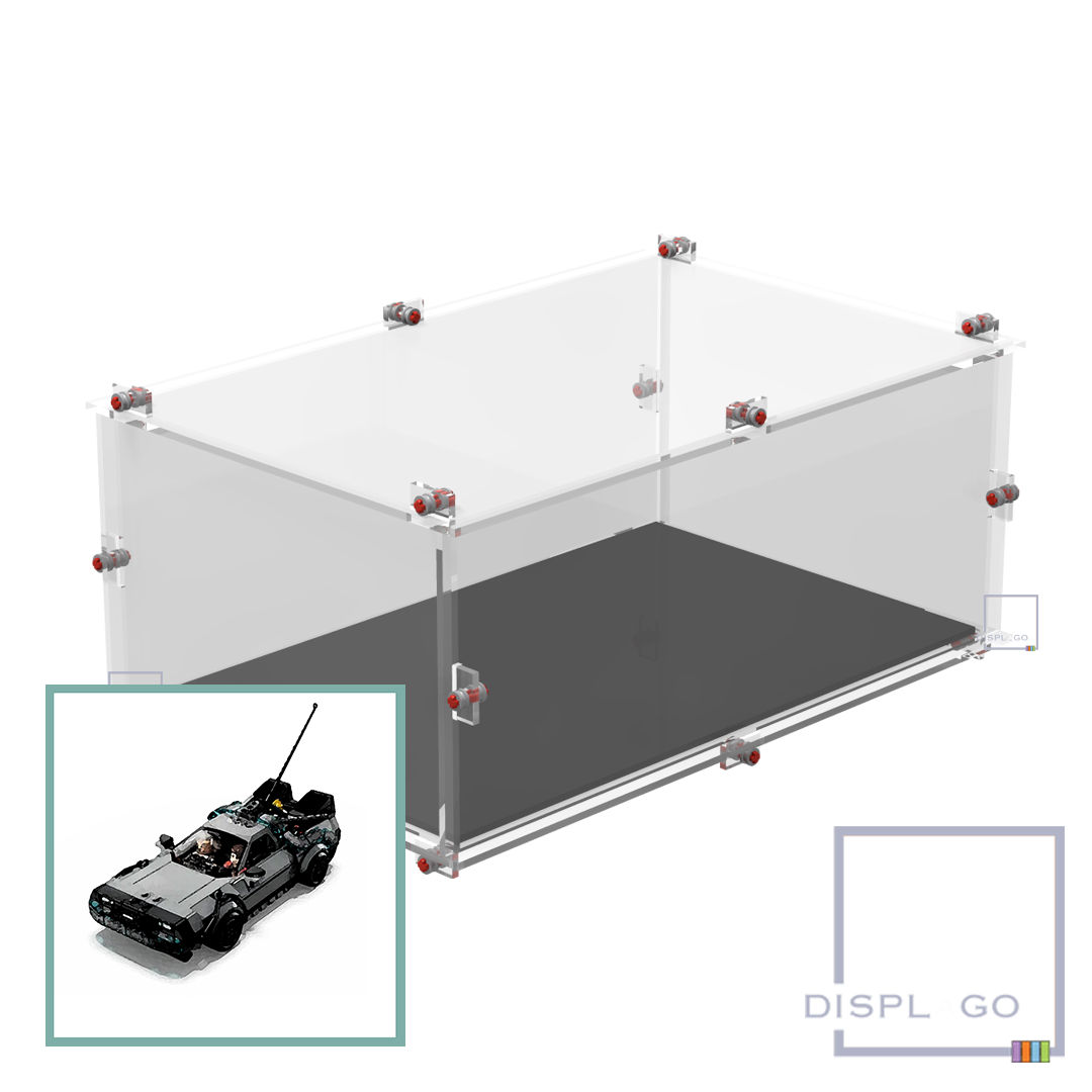 Display Case for LEGO® 77256 Time Machine™ from Back to the Future
