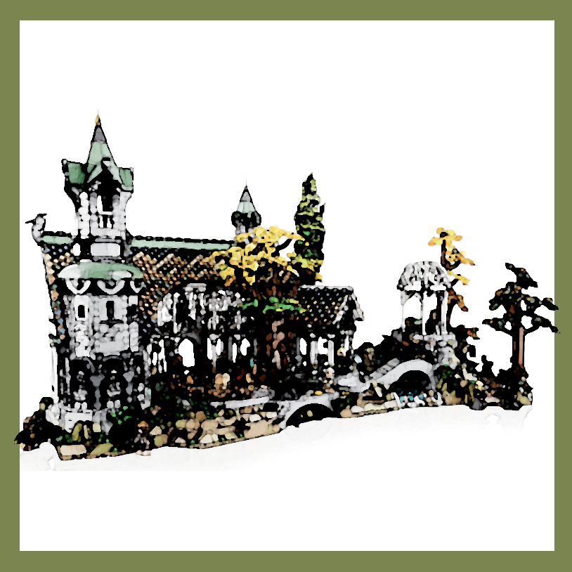 Display Case for LEGO® 10316 Lord of the Rings™ Rivendell™