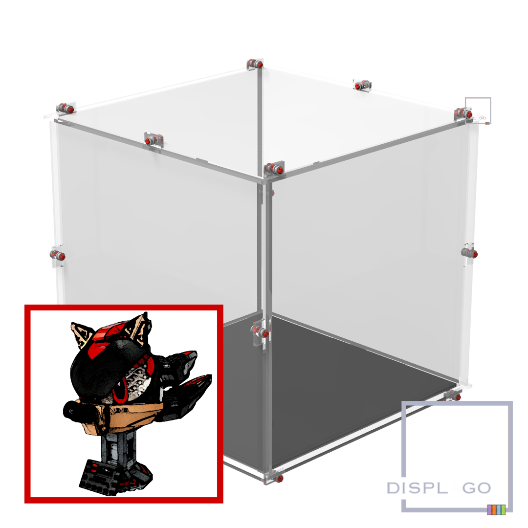 Shadow the Hedgehog Display Case for LEGO 77000