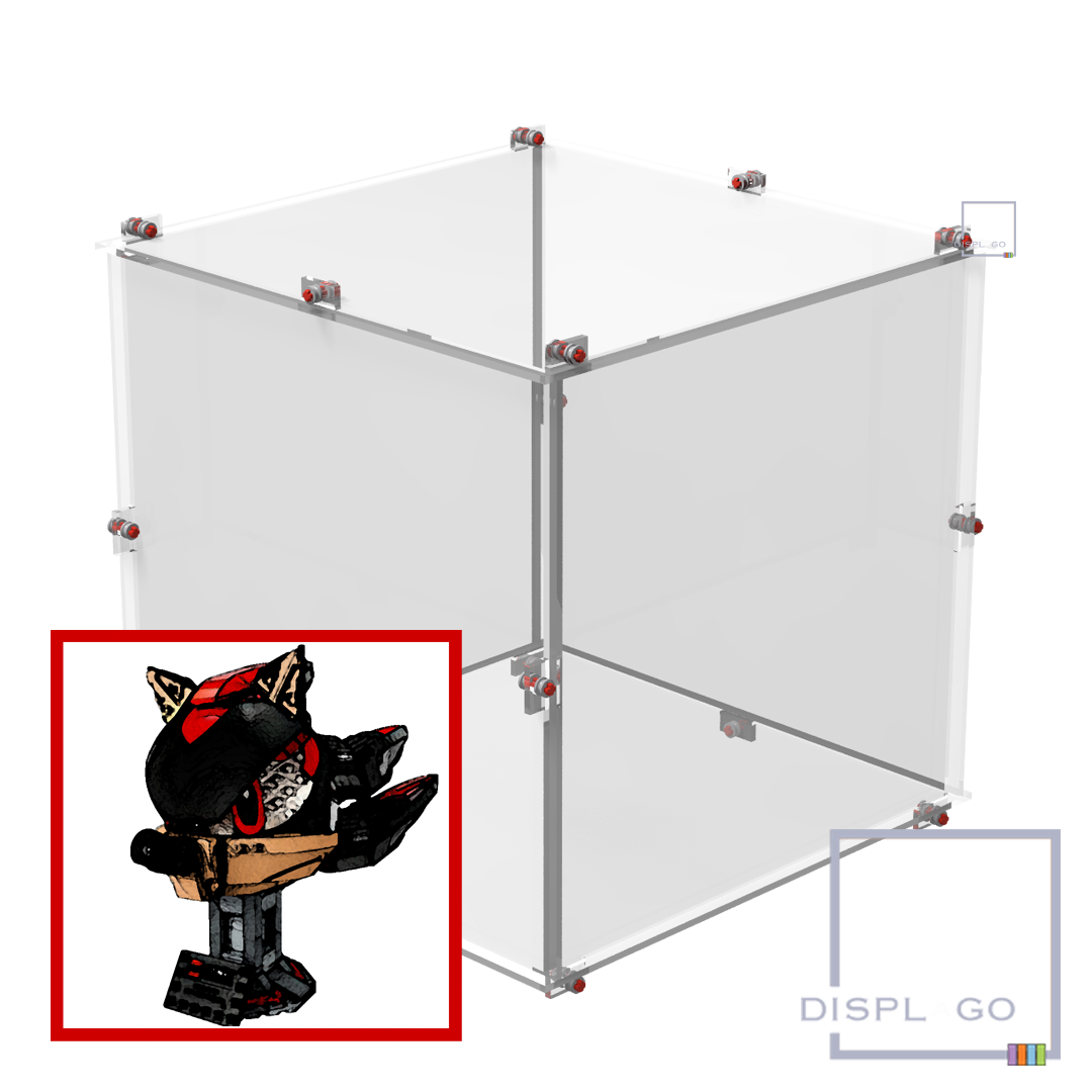 Shadow the Hedgehog Display Case for LEGO 77000